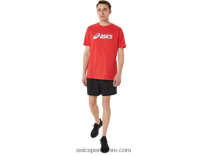 RPVB1256 brezo rojo clásico Asics destacada cuarta manga corta