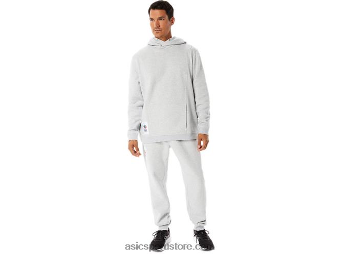 RPVB1284 brezo gris claro Asics sudadera con capucha m sunday polar wch