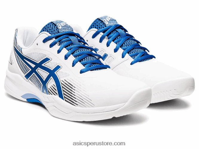 RPVB1289 Unidad blanca/lago Asics juego de gel 8