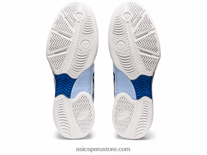 RPVB1289 Unidad blanca/lago Asics juego de gel 8