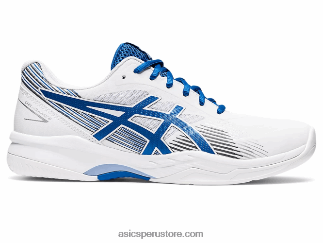 RPVB1289 Unidad blanca/lago Asics juego de gel 8