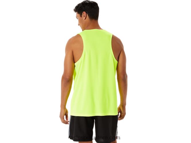 RPVB1290 amarillo de seguridad Asics camiseta sin mangas ready-set ii wch para hombre