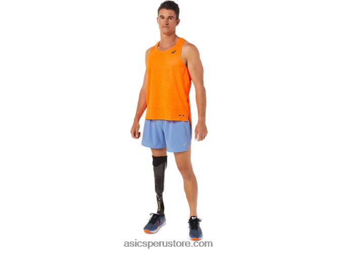 RPVB1326 naranja impactante Asics camiseta ventilada actibreeze para hombre