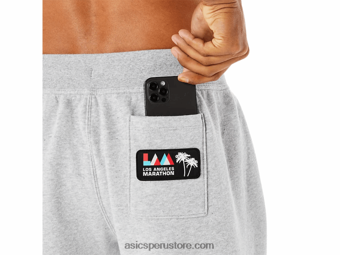 RPVB1338 brezo gris claro Asics Jogger de polar Sunday para hombre