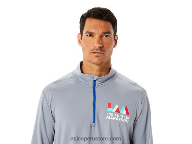 RPVB1340 disco de yeso/lago Asics media cremallera para hombre lista para usar