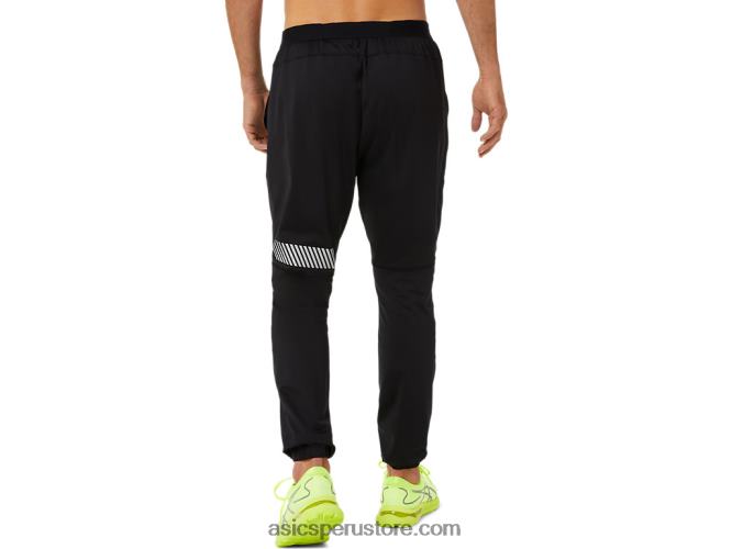 RPVB1349 rendimiento negro Asics pantalón ligero para hombre