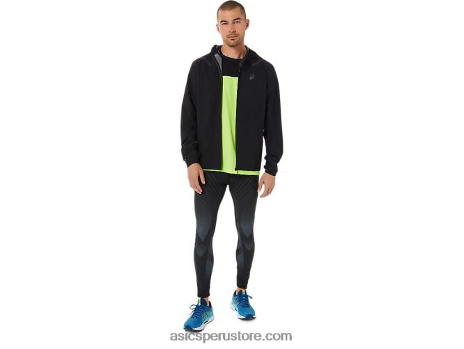 RPVB1353 rendimiento negro Asics chaqueta impermeable 20 de hombre acelera