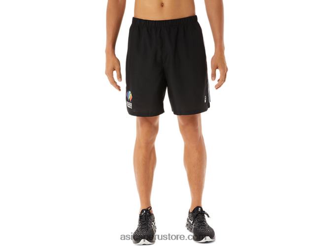 RPVB1360 rendimiento negro Asics m listo para usar 7in short wch