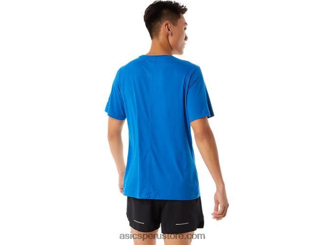 RPVB1361 brezo azul francés Asics camiseta de manga corta hthr tech para hombre