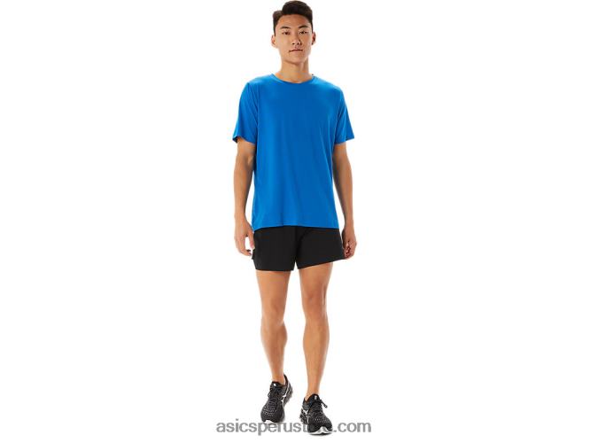 RPVB1361 brezo azul francés Asics camiseta de manga corta hthr tech para hombre