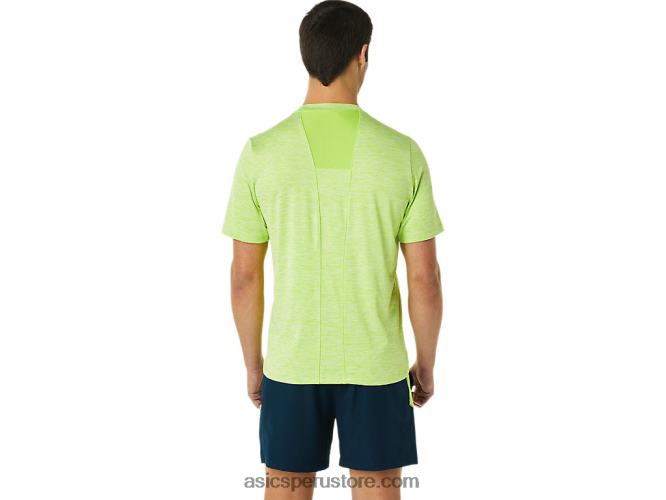 RPVB1366 peligro verde brezo Asics manga corta hombre pr lyte