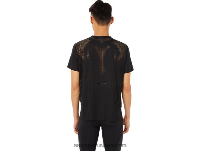 RPVB1390 rendimiento negro Asics camiseta de manga corta ventilate actibreeze para hombre