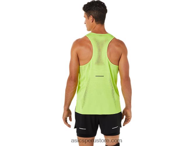 RPVB1391 peligro verde Asics camiseta ventilada actibreeze para hombre