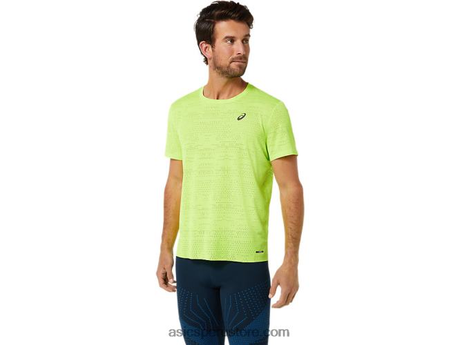 RPVB1392 peligro verde Asics camiseta de manga corta ventilate actibreeze para hombre