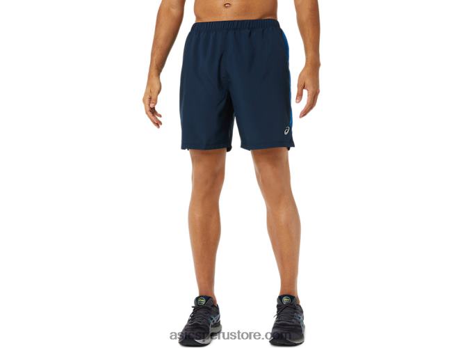 RPVB1395 unidad de azul francés/lago Asics pantalones cortos de 7in para hombre