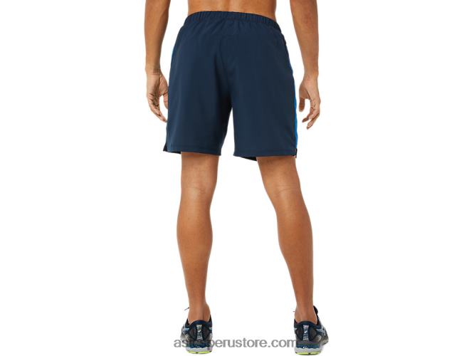 RPVB1395 unidad de azul francés/lago Asics pantalones cortos de 7in para hombre