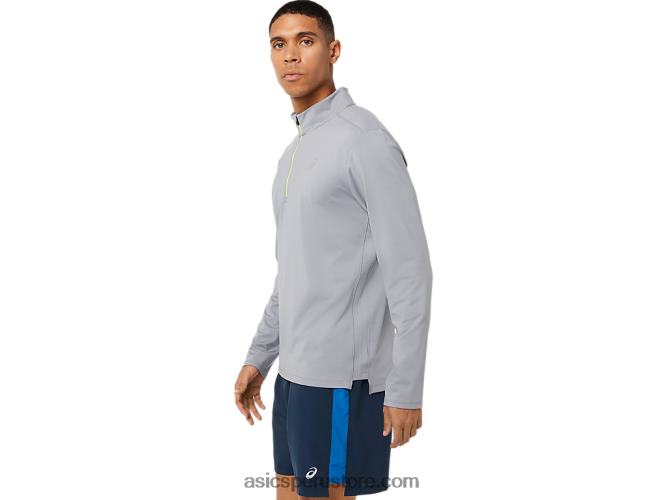 RPVB1398 disco de yeso/lago Asics media cremallera para hombre lista para usar