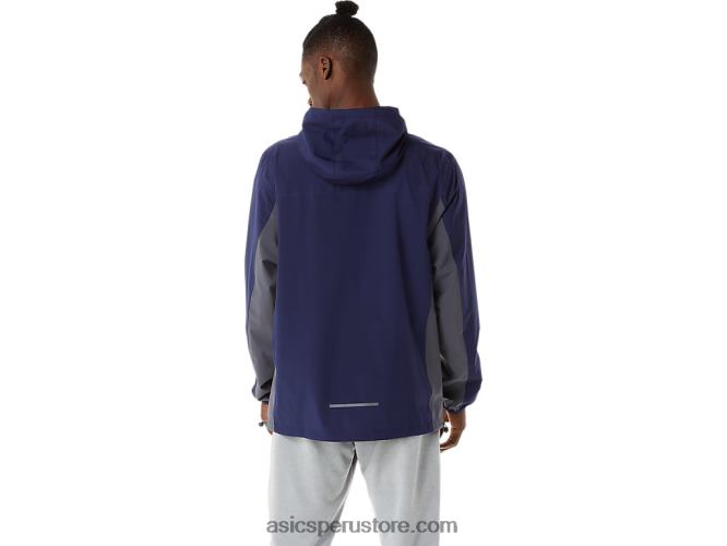 RPVB1401 chaquetón/gris portador Asics chaqueta impermeable hombre