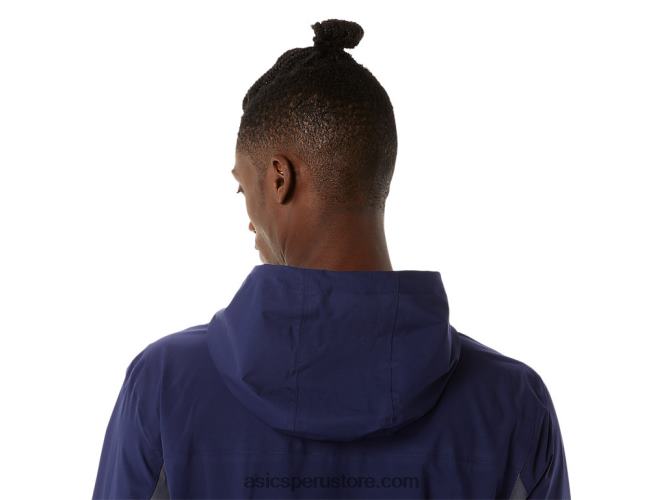 RPVB1401 chaquetón/gris portador Asics chaqueta impermeable hombre