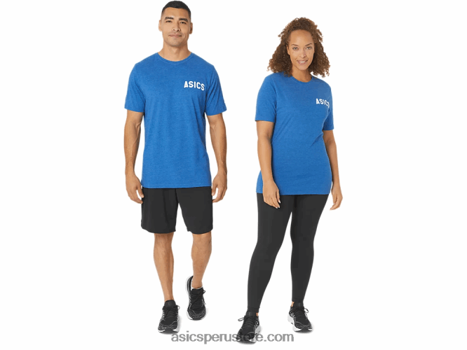 RPVB141 unidad de lago Asics camiseta rayas amanecer