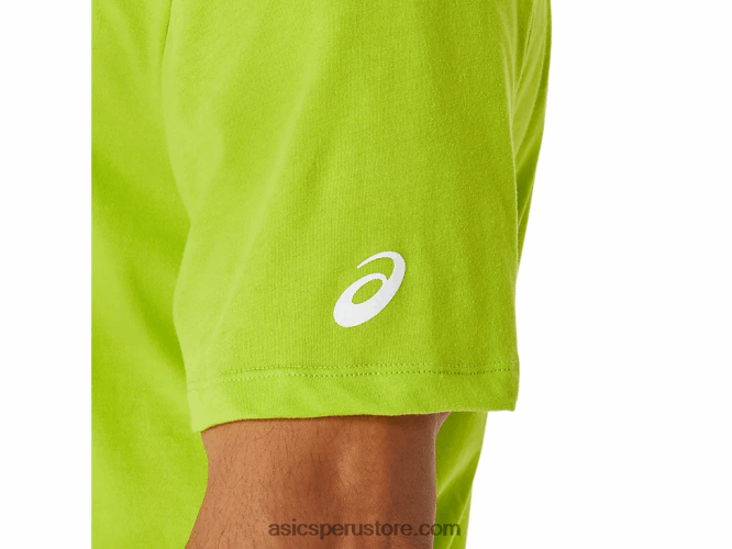 RPVB142 cáscara de limón Asics camiseta rayas amanecer