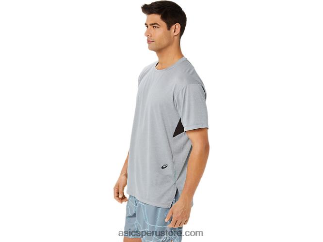 RPVB1421 brezo de yeso Asics top de manga corta con estampado gel-cool para hombre