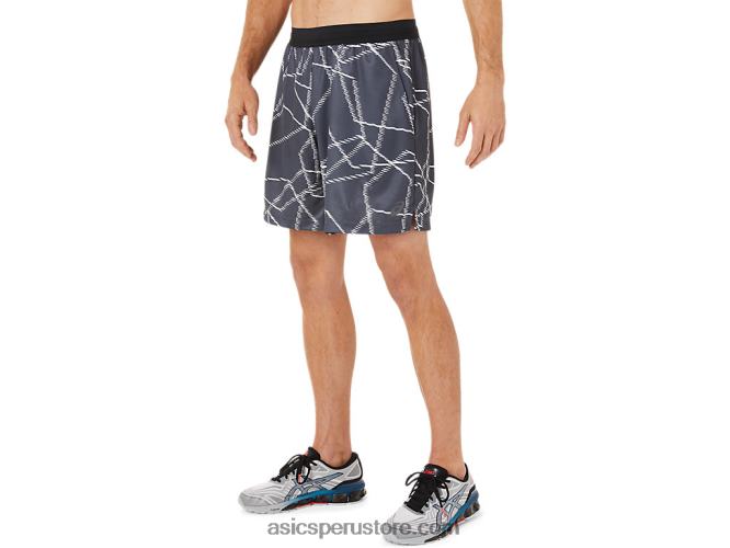 RPVB1436 transportador gris Asics pantalones cortos de hombre de temporada con estampado completo