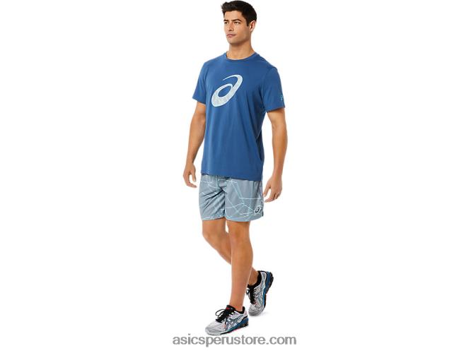 RPVB1437 yeso Asics pantalones cortos de hombre de temporada con estampado completo