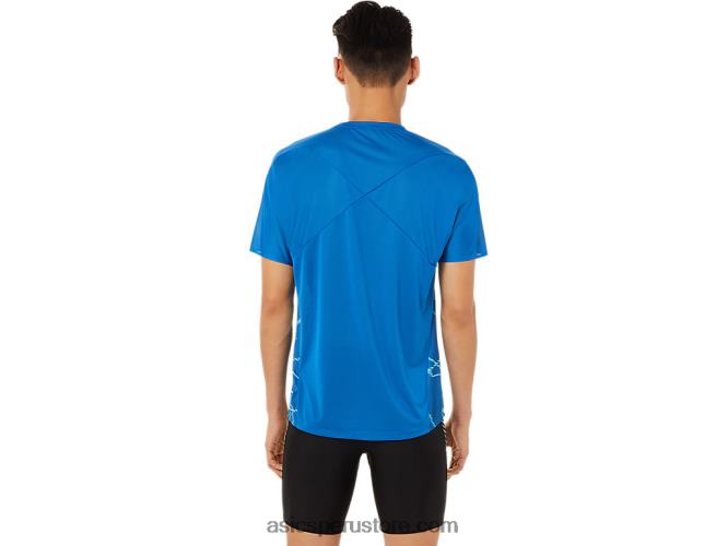 RPVB1443 unidad de lago Asics camiseta ligera de manga corta para hombre