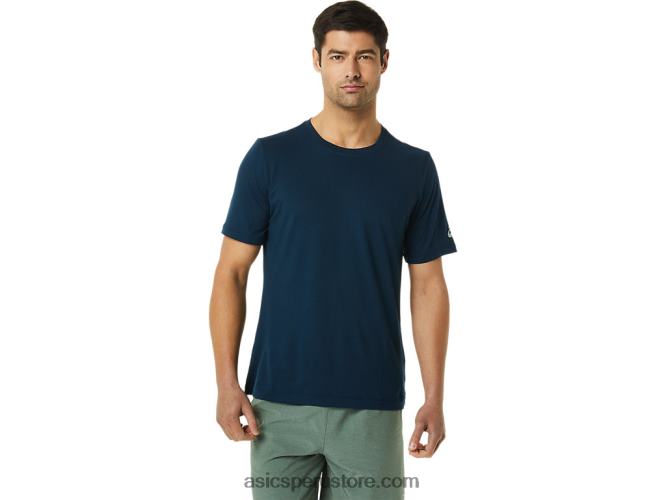 RPVB1449 lago drive brezo Asics camiseta de manga corta hthr tech para hombre