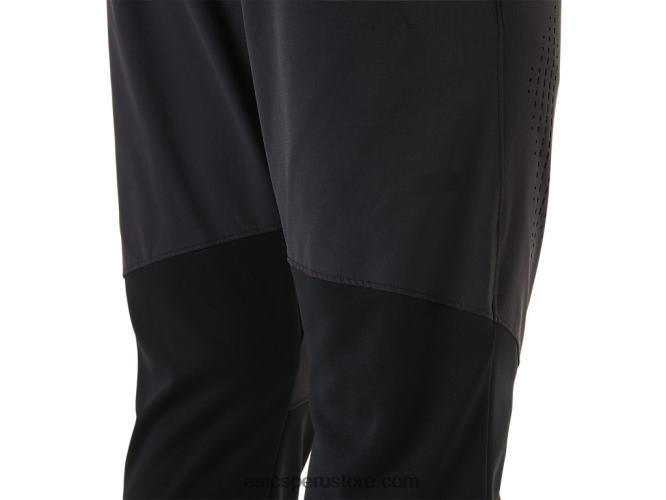 RPVB1451 rendimiento negro Asics pantalones híbridos de hombre