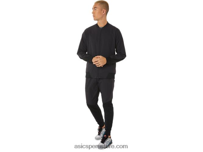 RPVB1451 rendimiento negro Asics pantalones híbridos de hombre