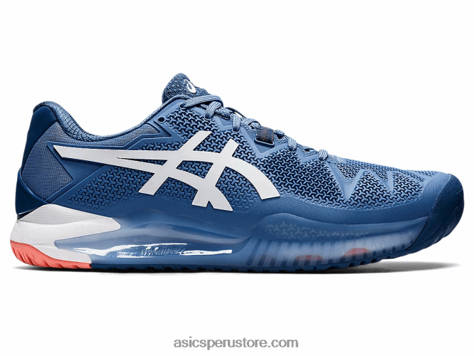 RPVB1464 armonía azul/blanco Asics gel-resolución 8 de ancho