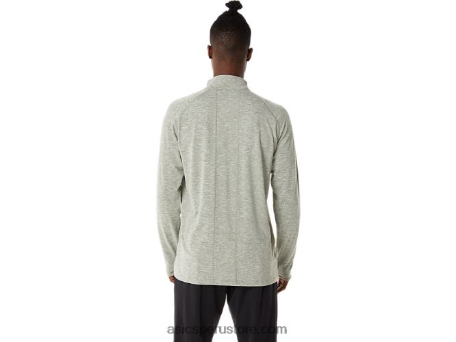 RPVB1477 brezo verde liquen Asics tren hombre sana 1/2 zip