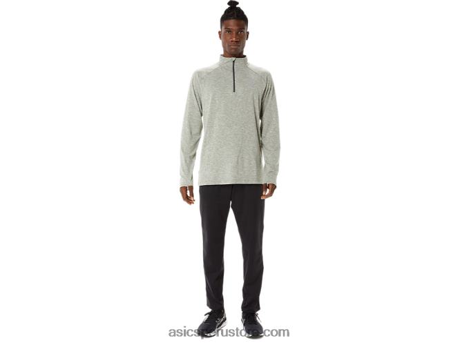 RPVB1477 brezo verde liquen Asics tren hombre sana 1/2 zip