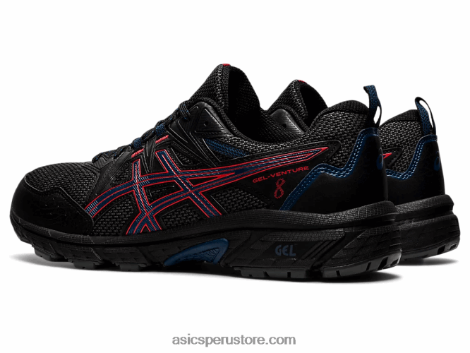RPVB1488 negro/rojo fuego Asics empresa de gel 8