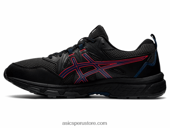 RPVB1488 negro/rojo fuego Asics empresa de gel 8