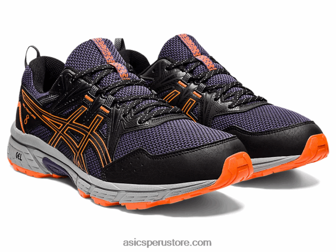 RPVB1490 negro/naranja impactante Asics empresa de gel 8