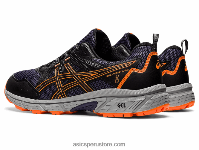 RPVB1490 negro/naranja impactante Asics empresa de gel 8