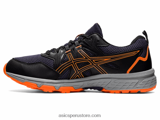 RPVB1490 negro/naranja impactante Asics empresa de gel 8