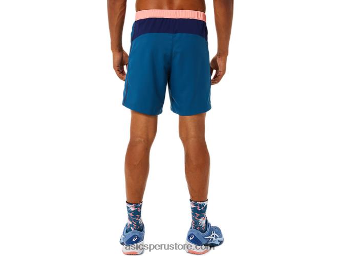 RPVB1491 índigo claro Asics partido masculino 7 en corto