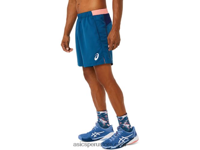 RPVB1491 índigo claro Asics partido masculino 7 en corto