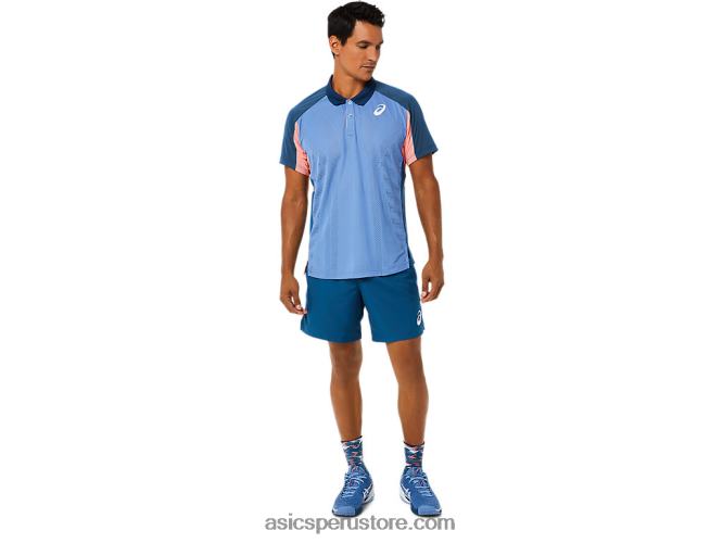 RPVB1491 índigo claro Asics partido masculino 7 en corto