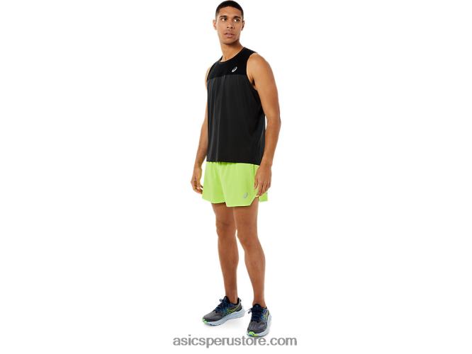 RPVB1494 peligro verde Asics carretera hombre 5in short
