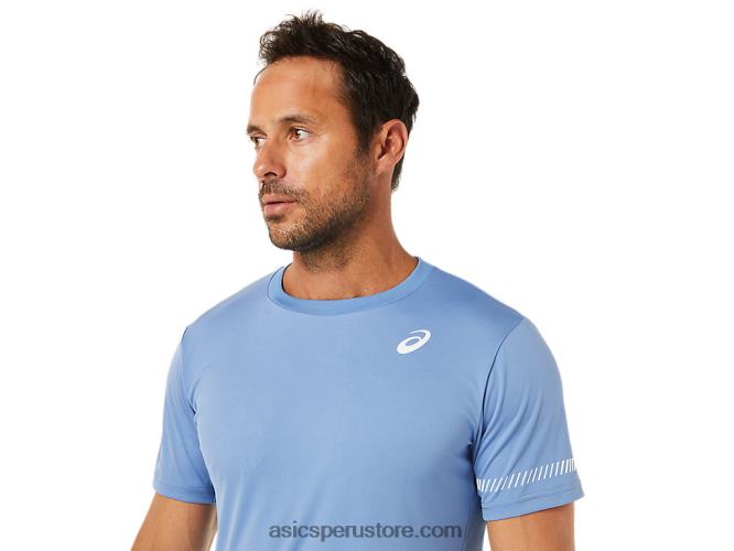 RPVB1513 armonía azul Asics camiseta de manga corta para hombre