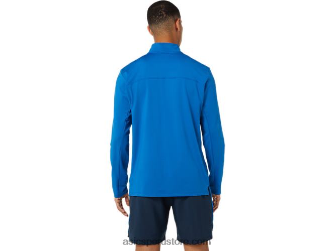 RPVB1526 unidad de lago/peligro verde Asics media cremallera para hombre lista para usar