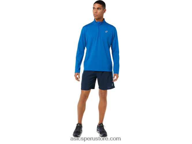 RPVB1526 unidad de lago/peligro verde Asics media cremallera para hombre lista para usar