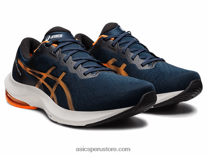 RPVB1530 azul francés/naranja impactante Asics pulso de gel 13