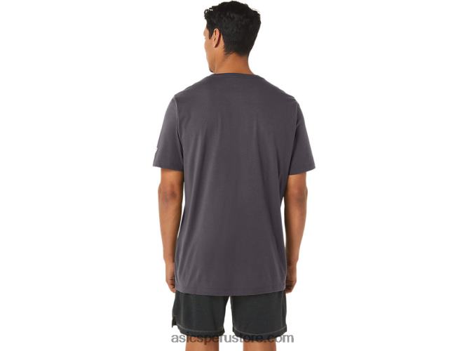 RPVB158 brezo gris oscuro Asics camiseta manga corta pincel