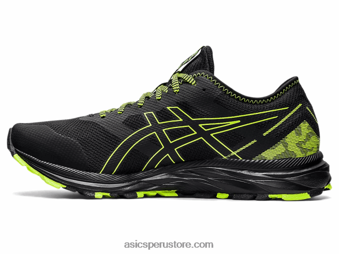 RPVB1582 negro/verde peligro Asics rastro de excitación de gel